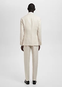 Amalfi 100% linen slim-fit suit blazer