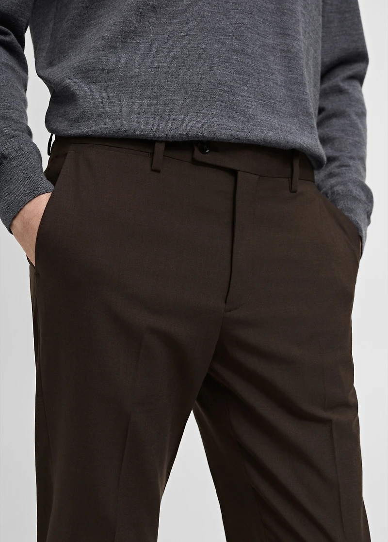 Turin 100% wool suit pants