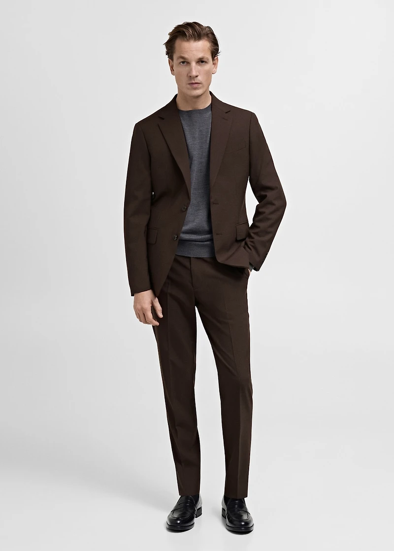 Turin 100% wool suit pants