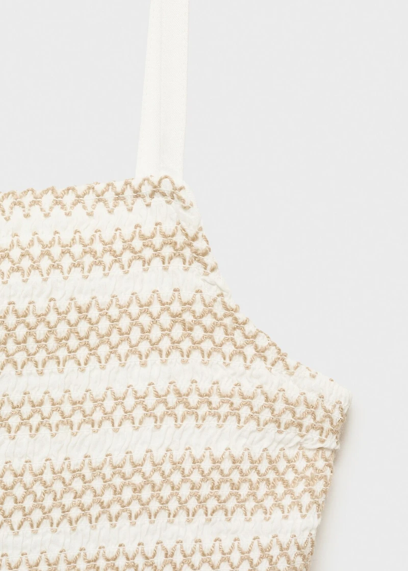 Embroidered midi dress