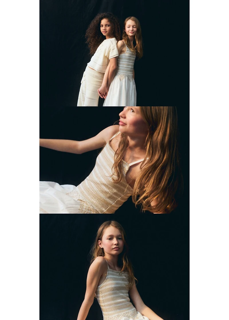 Embroidered midi dress