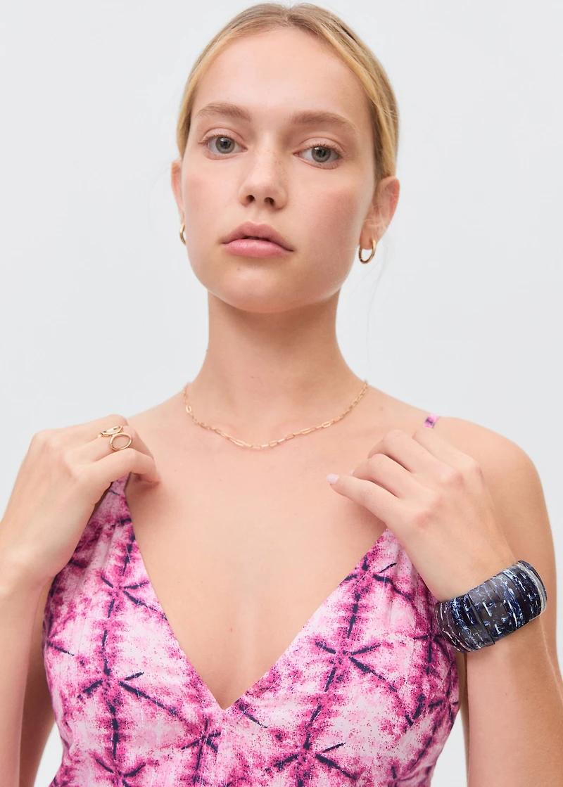 Long dress with open back