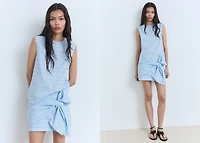 Striped cotton blouse