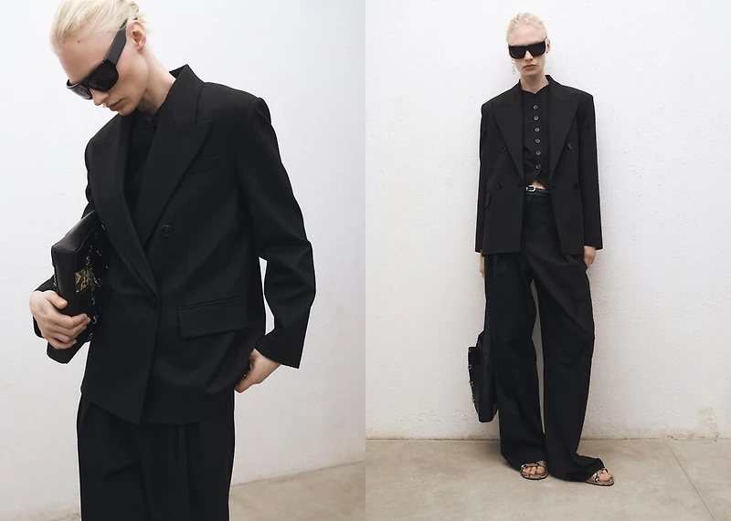 Wool-blend suit vest