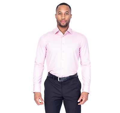 Performance Stretch Solid Dress Shirt - Light Pink
