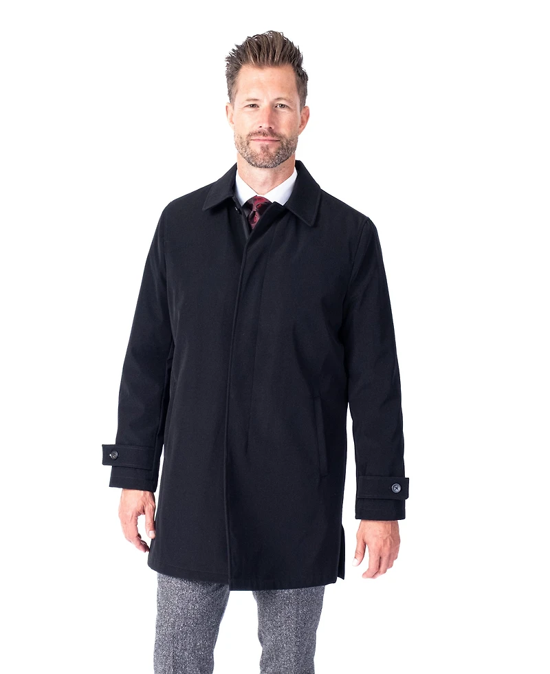 Nylon 36" Topcoat w/ Zipout - Black
