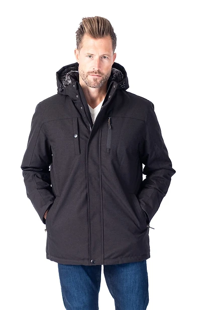 Twill Poly Carcoat- Black