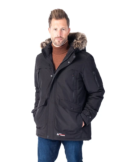 Insulated Parka "Matrix" - Black