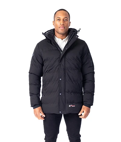 Quilted Parka "Helix" - Black