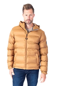 Ultra-Lite Hooded Bomber - Light Brown