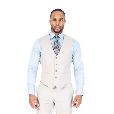Solid Vest Separate - Sand