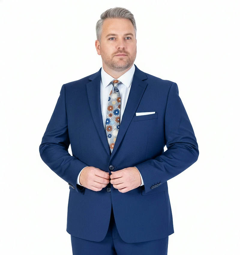 X-Fit Solid Stretch Suit (Big & Tall