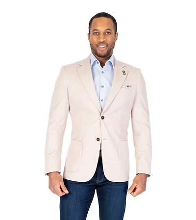 Textured Patch Pocket Blazer