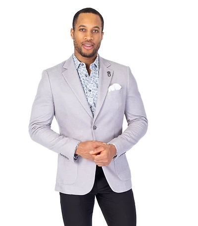 Textured Patch Pocket Blazer