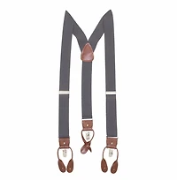 Stretch Adjustable Suspenders - Charcoal