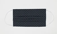 Mini Dot Face Mask - Navy / White