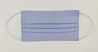 Solid Face Mask - Light Blue