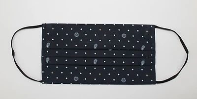 Paisley Dot Face Mask - Navy