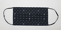 Paisley Dot Face Mask - Navy