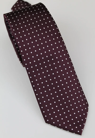 Poly/Silk Polka Dot Tie