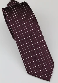 Poly/Silk Polka Dot Tie