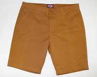 Cotton Stretch Shorts - Camel