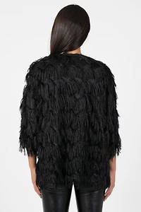 Quinn Shaggy Open Jacket