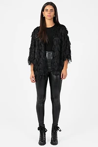Quinn Shaggy Open Jacket