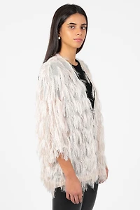 Quinn Shaggy Open Jacket