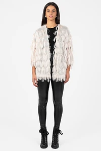 Quinn Shaggy Open Jacket