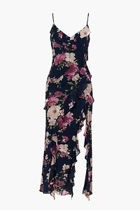 Sylvana Ruffle Tiered Maxi Dress