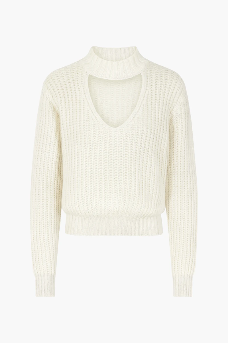 Astrid V-Neck Cut Out Sweater