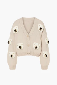 Loveable Teddy Bear Cardigan