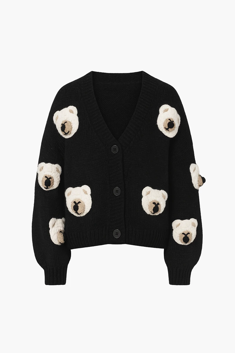 Loveable Teddy Bear Cardigan