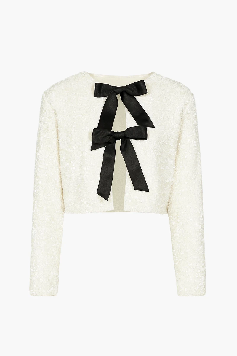 Isabel Bow Tie Front Jacket