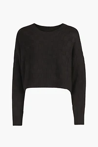 Astrid Checkered Knit Sweater