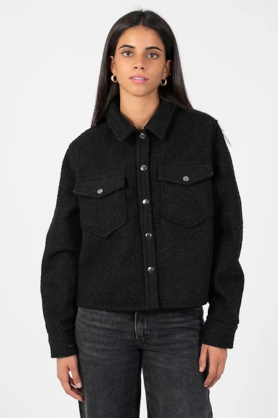 Adela Buttoned Cropped Jacket