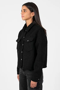 Adela Buttoned Cropped Jacket