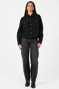 Adela Buttoned Cropped Jacket