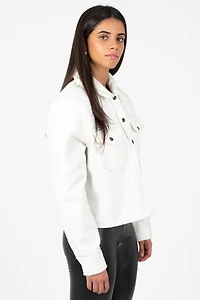 Adela Buttoned Cropped Jacket