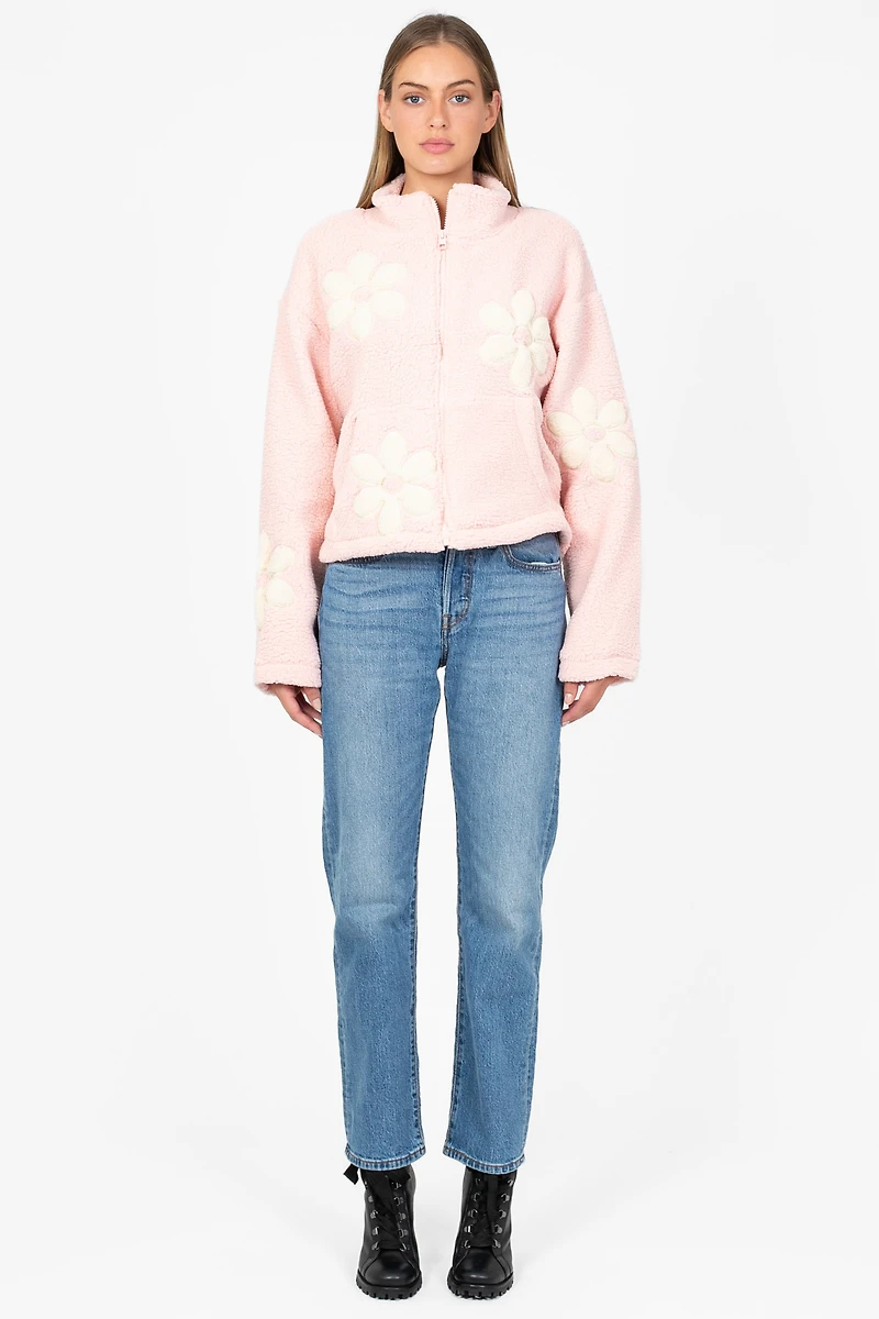 Mireyna Floral Fleece Jacket