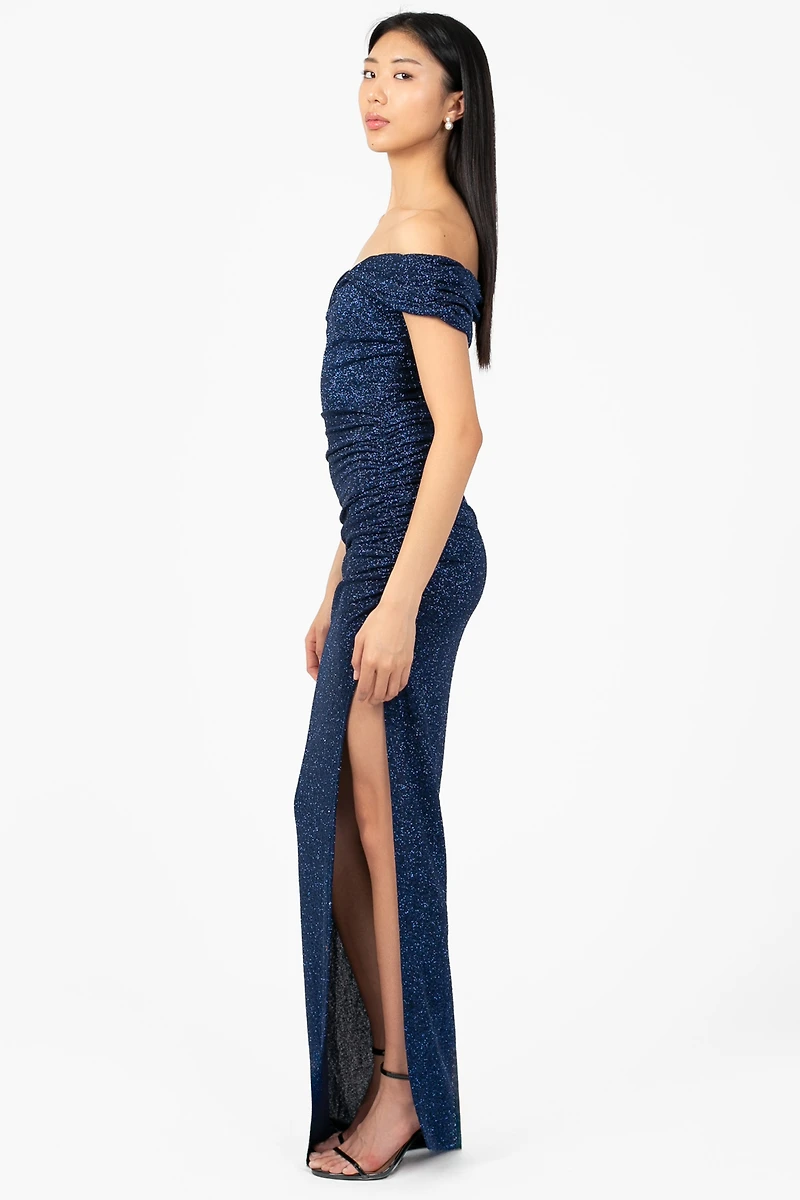 Greta Side Slit Maxi Gown