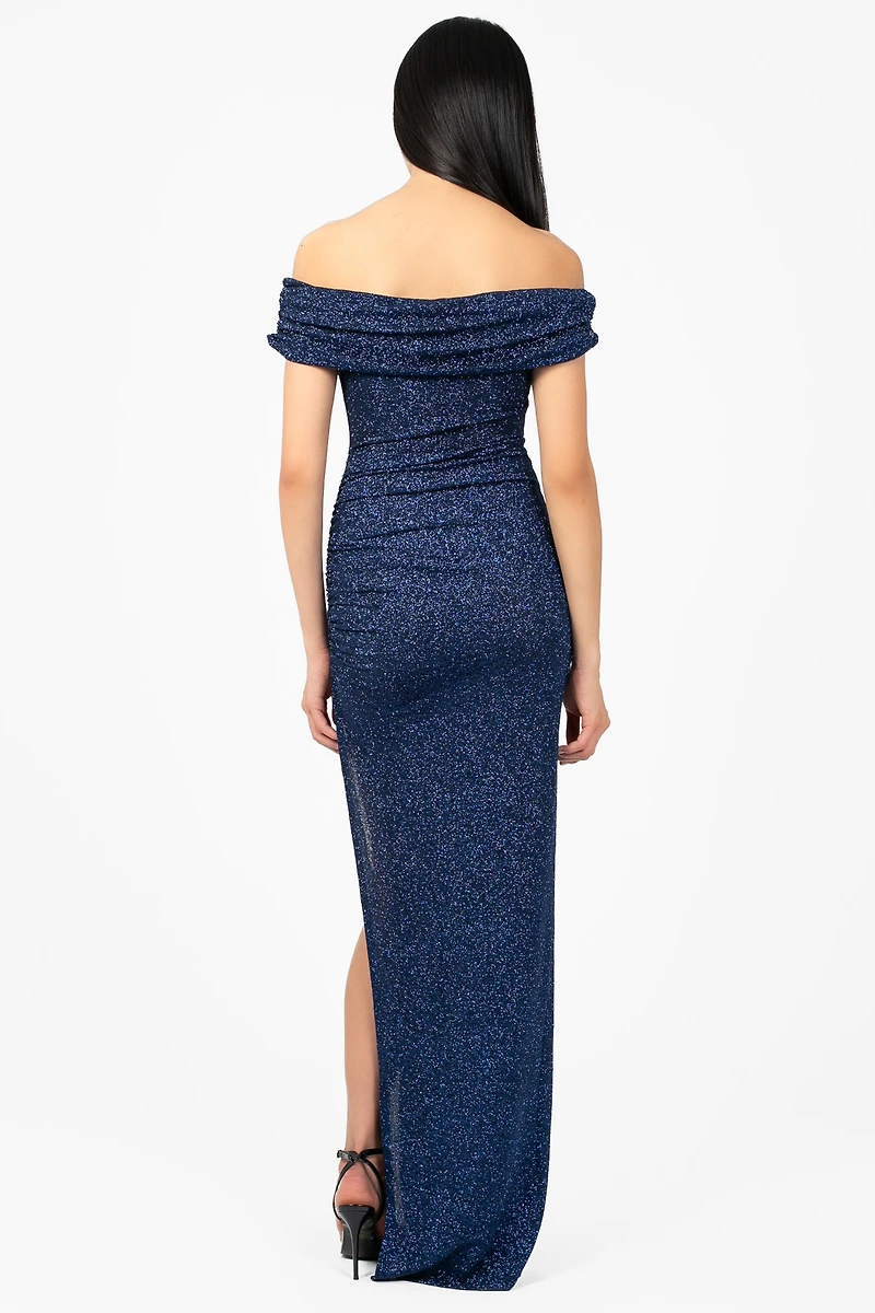 Greta Side Slit Maxi Gown