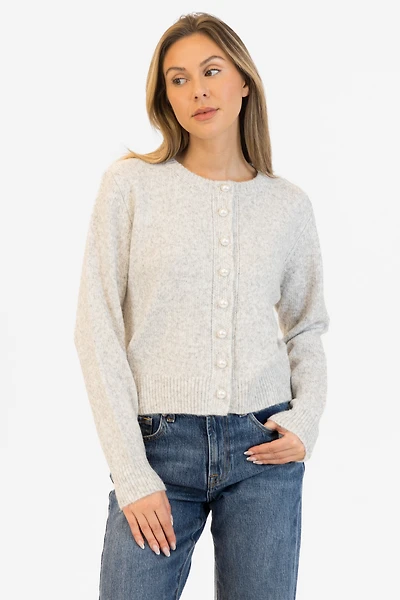 Lyla + Luxe® Aisha Pearl Cardigan