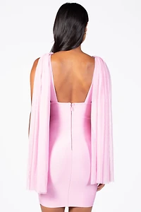 Saphira Tulle Bodycon Mini Dress