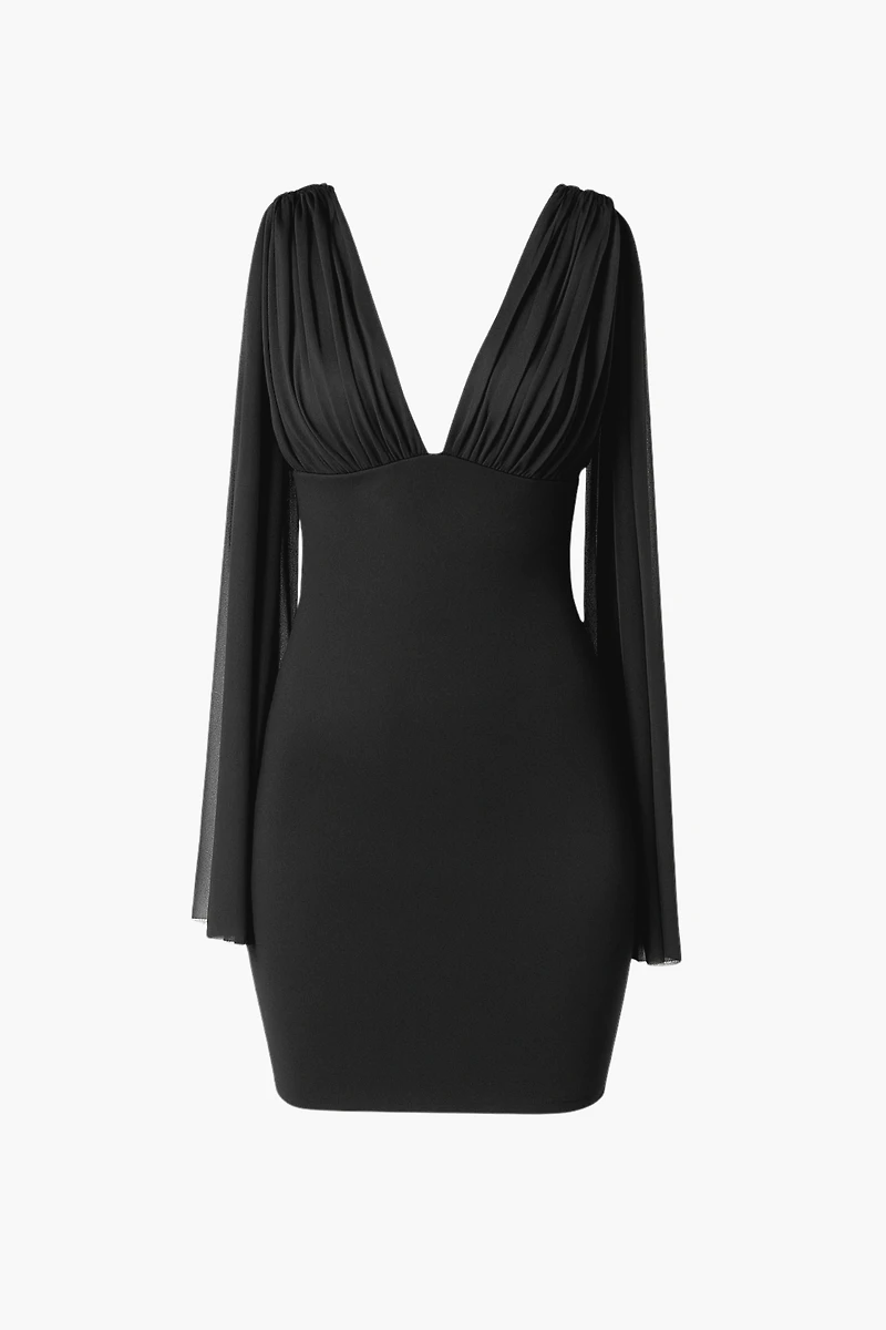 Saphira Tulle Bodycon Mini Dress