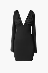Saphira Tulle Bodycon Mini Dress