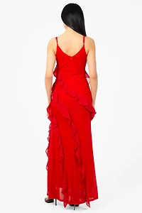 Aurora Ruffle Maxi Dress