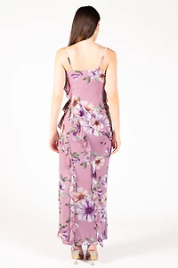 Brielle Floral Ruffle Maxi Dress