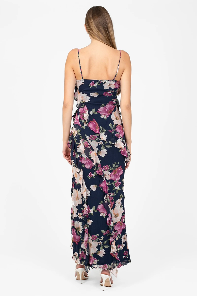 Sylvana Ruffle Tiered Maxi Dress
